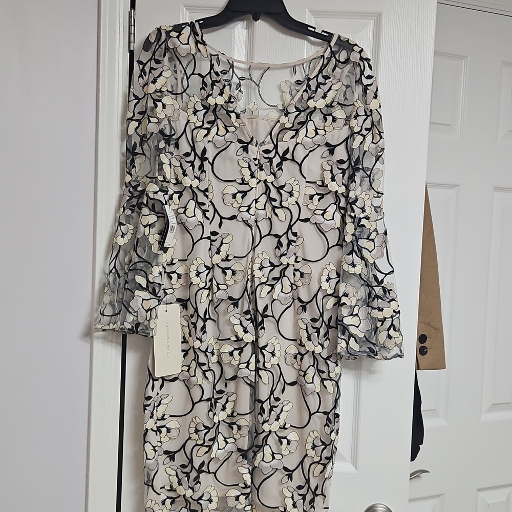 Taupe Lace Dress